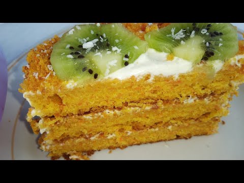 Видео: Морковный торт без глютена, без сахара