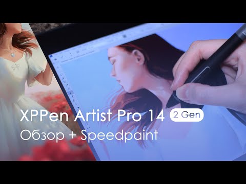 Видео: Обзор на интерактивный дисплей XPPen Artist Pro 14 (2-го поколения) от феи книжной иллюстрации