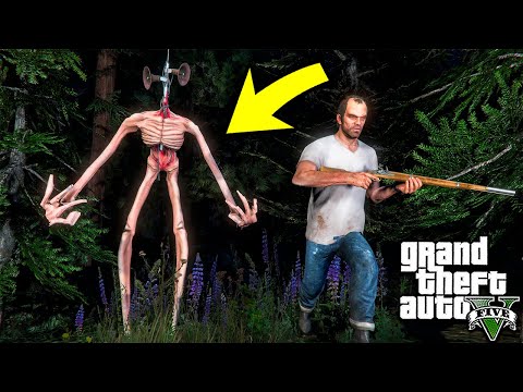 Видео: НАШЁЛ СИРЕНОГОЛОВОГО МОНСТРА И ОН НАПАЛ НА МЕНЯ ГТА 5 МОДЫ! SIREN HEAD ОБЗОР МОДА GTA 5! ВИДЕО MODS