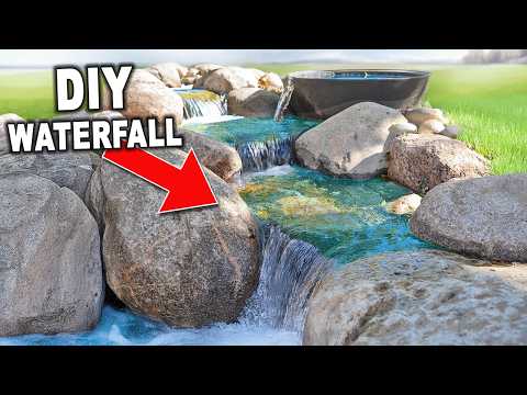 Видео: Простой способ построить расслабляющий водопад!
