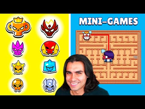 Видео: ВСЕ РАНГИ VS МИНИ-ИГРЫ В BRAWL STARS
