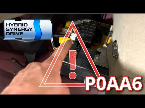 Видео: P0AA6 Toyota Hybrid Prius (не вынимайте гибридную батарею)