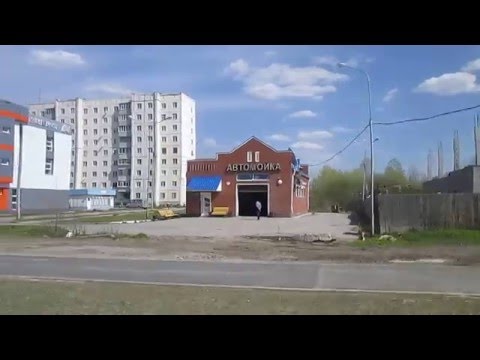 Видео: Наш красивый город Тобольск из окна маршрутки. 05.05.2016 года.