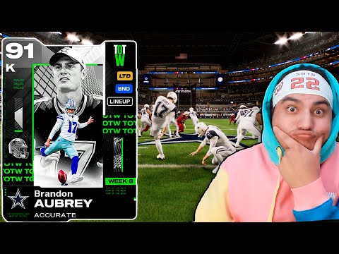 Видео: LTD БРЭНДОН ОБРИ МОЖЕТ ПНУТЬ МЯЧ НА 65+ ЯРДОВ...