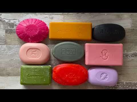 Видео: ASMR Soap cutting | Soap Carving|Резка мыла  | ASMR