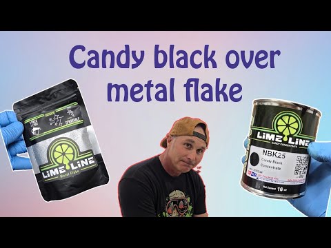 Видео: индивидуальная краска черного цвета на металлической пластине