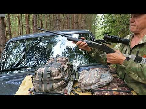 Видео: Цифровой прицел Sytong HT-60 на МР-18МН . Перепристрелка перед второй охотой на кабана.