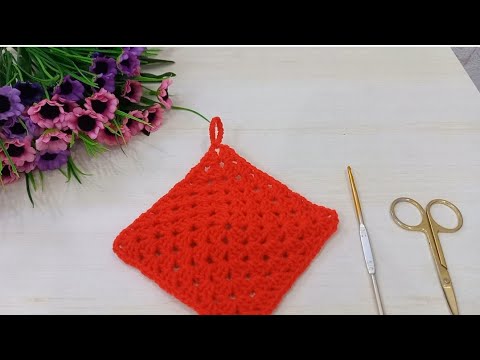 Видео: Төртбұрышты салфетка.Тоқып үйрену.