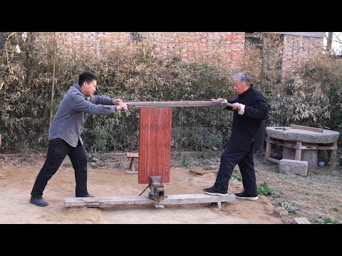 Видео: Коллекция качественных работ дедушки Аму по дереву, таких мощных.