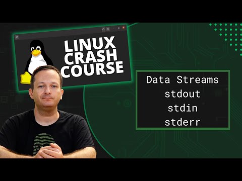 Видео: Ускоренный курс Linux — Потоки данных (stdin, stdout и stderr)