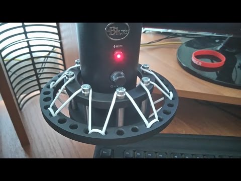 Видео: Гайд: Сделай сам - шокмаунт для Yeti (Guide: DIY - ShockMount for Yeti)