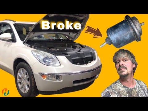 Видео: Как заменить переднюю опору двигателя Buick Enclave 2011 года