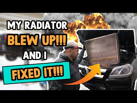 Видео: Ремонт радиатора на Mercedes GL450 | Часть 2