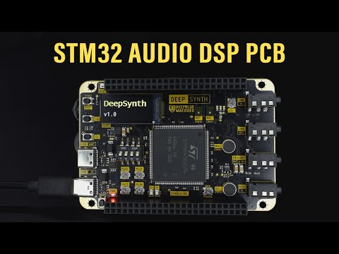Видео: Печатная плата для обработки звука и синтезатора STM32 DSP (аппаратная разработка со смешанными с...