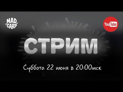 Видео: Стрим команды Mad Carp о карпфишинге и не только