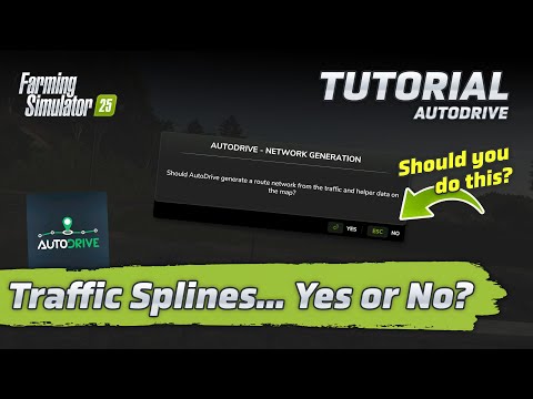 Видео: Стоит ли использовать Traffic Splines с Autodrive? - Autodrive FS25
