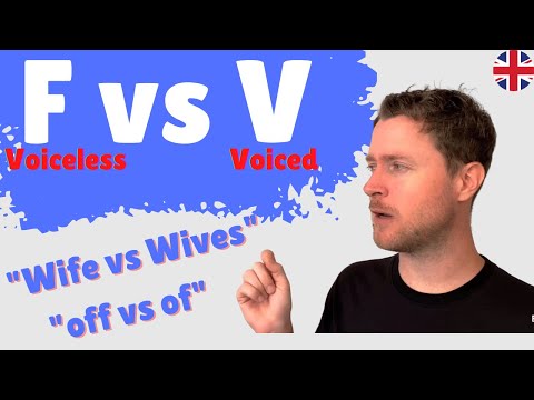 Видео: Английское произношение — звуки F и V (/f/ и /v/)