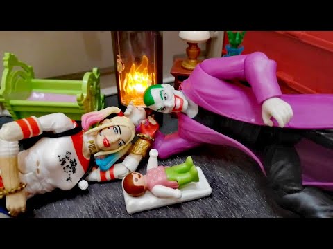 Видео: Если бы Джокер и Харли Квинн стали родителями.