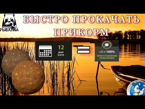 Видео: 🌟КАК БЫСТРО ПРОКАЧАТЬ ПРИКОРМ ДО 100%🌟Русская Рыбалка 4(РР4)🌟