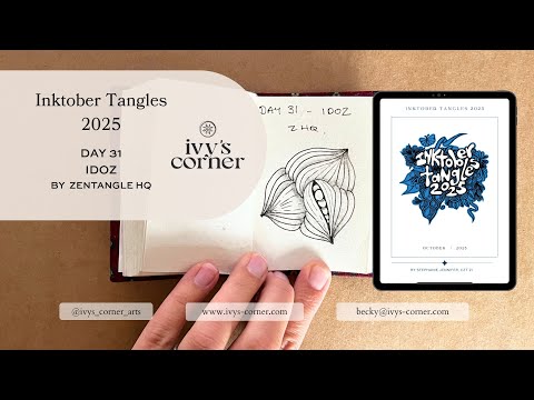Видео: Inktober 2025, день 31 | Как нарисовать Айдоза (Зентангл)