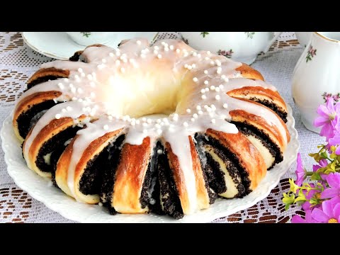 Видео: Сдобная Булочка с маком на пшеничной закваске✨👍