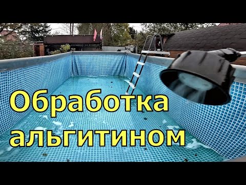 Видео: Обрабатываем бассейн перед зимой. Дачный будень #165