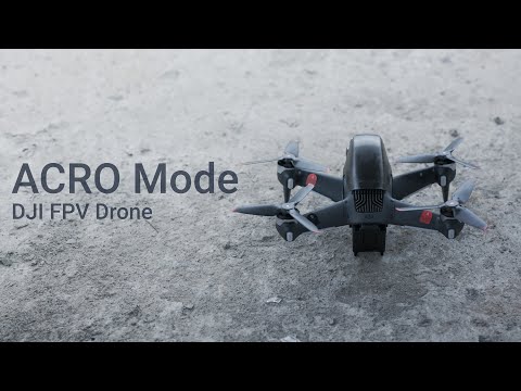 Видео: Как летает DJI FPV дрон в режиме ACRO и что с ним не так