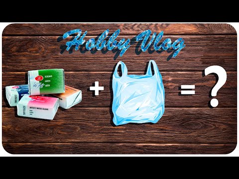 Видео: Хобби влог #4 Как я это делаю/ Акварельный фон с пакетом