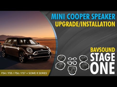 Видео: Установка/модернизация акустики MINI Cooper | F54/F55/F56/F57 и некоторые модели серии R | BAVSOU...