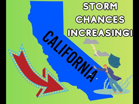 Видео: Погода в Калифорнии: вероятность штормов увеличивается по всему штату!