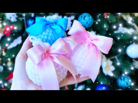 Видео: Игрушки на ёлку крючком. Мастер-класс