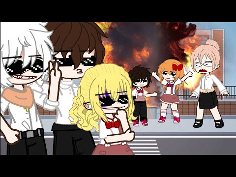 Видео: Гоголь, Дазай и Элис попали в школу🤯 ||Gacha BSD||