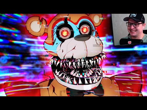 Видео: ▼НОВЫЙ FNAF 9 + МИШК ФРЕДЕ 🐵 - Happy Wolf - Реакция