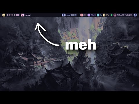 Видео: Я хотел полюбить Hyprpanel (но не смог)