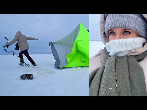 Видео: Что было на зимней рыбалке 🐟наконец мы туда попали 🫧 Куда я пропала | VLOG