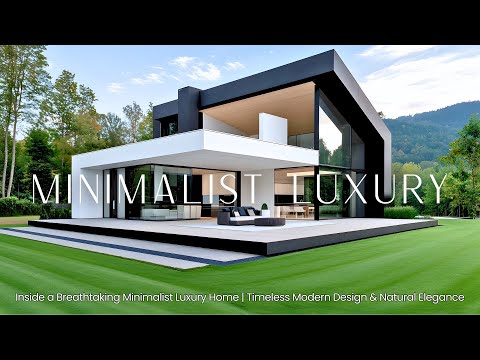 Видео: Экскурсия по роскошному минималистичному дому: современная архитектура, которая переосмысливает к...