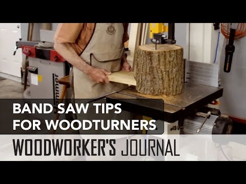 Видео: Советы по работе с ленточной пилой для токарных работ по дереву | Резка заготовок для чаш