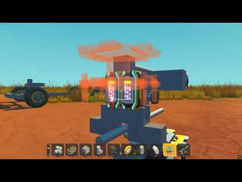 Видео: Scrap Mechanic:Двигатель на одном поршне