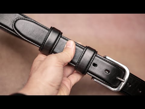 Видео: Ремень трехслойный шириной 40 мм на продажу