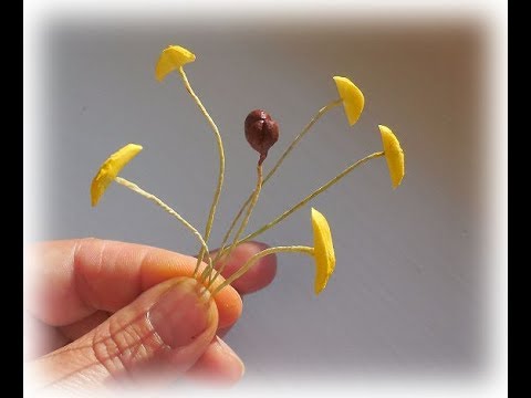 Видео: МК Как быстро и легко сделать тычинки и пестик из зефирного фоамирана.