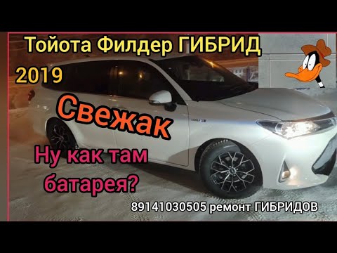 Видео: Тойота Филдер ГИБРИД 2019 года. Каково состояние Батареи?