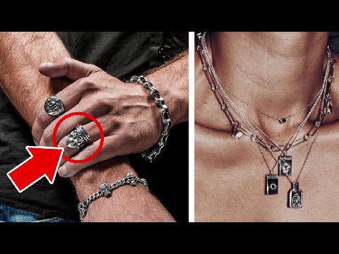 Видео: Мужские браслеты, перстни, кольца, подвески. Что означают, с чем носить? Мужские аксессуары.