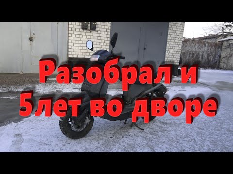 Видео: HONDA Lead 5 лет простоя во дворе