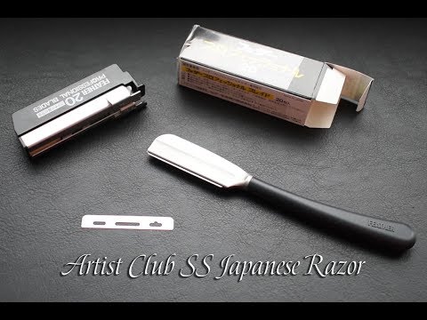 Видео: Бритва (шаветка) Feather, "Artist Club SS Japanese Razor" | Обзор