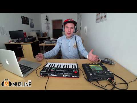 Видео: Akai MPK mini play Обзор (Overview), Демонстрация (Demonstration) Миди-клавиатура