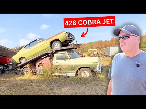 Видео: Спрятанный реактивный самолет 428 Cobra Jet НАЙДЕН в Хот-Спрингс, Арканзас!