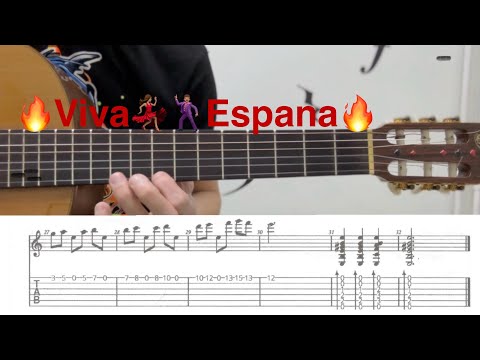 Видео: Эффектная испанская пьеса для начинающих!!!