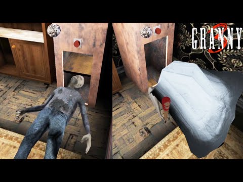 Видео: ЗАСУНУЛ ГРЕННИ и ГРЕНДПА в ЛИФТ Granny 3 Обновление