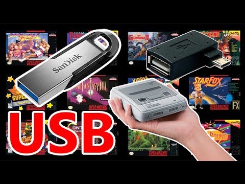 Видео: Как к SNES Mini подключить USB флешку? [Увеличить память консоли]