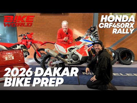 Видео: Подготовка мотоцикла HONDA CRF450RX к ралли «Дакар»